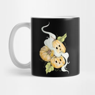 Vintage Halloween Pumpkins Mug